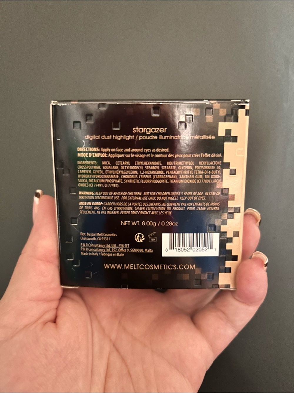 Melt Cosmetics Stargazer Digital Dust Highlight - Iridescent Gold & Pink Shimmer